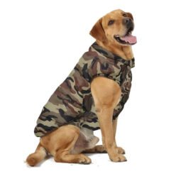 Jaqueta Camuflada Impermeável para Cães