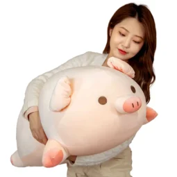 Pelúcia Porquinho Rosa Super Macio – 40 a 75 cm