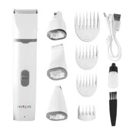 Kit Cortador de Pelo Newpet Recarregável - Silencioso e sem fio