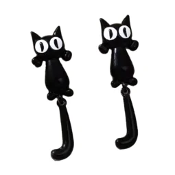 Brinco Gatinho Charmoso com Cauda Móvel